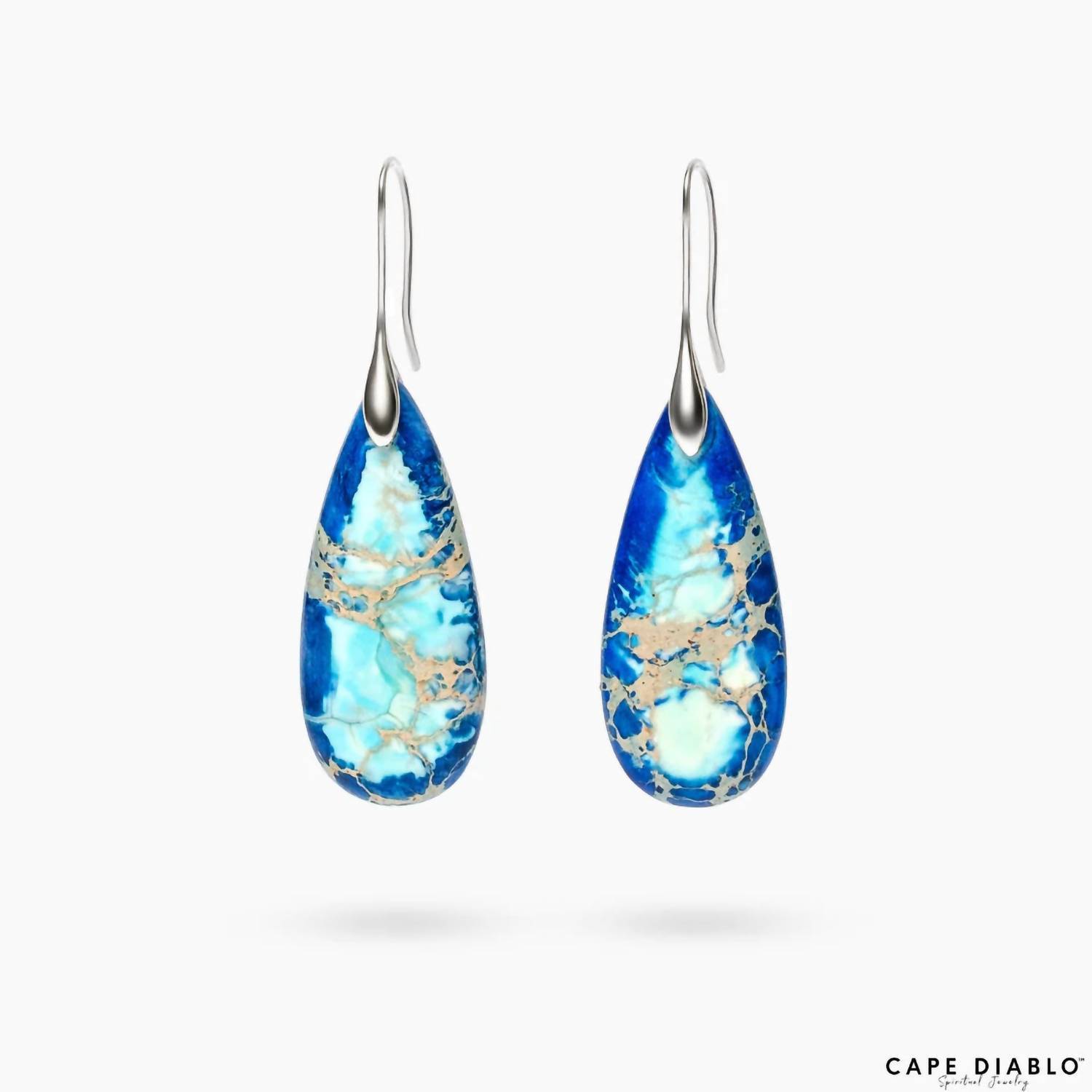 New Cape Diablo Women's Intense Ocean Energy Earrings In Blue